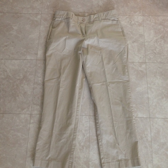 KIM Rogers Khaki Dress Pants 12P - Picture 1 of 4
